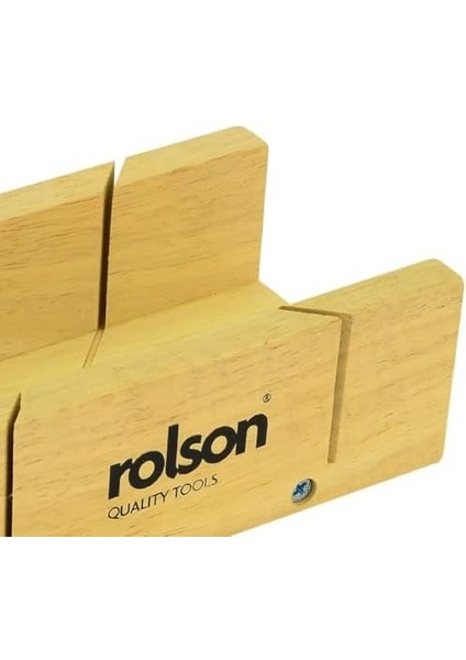 Menashop Metrashop 56429 Ahşap Gönye Kutusu, 230 mm
