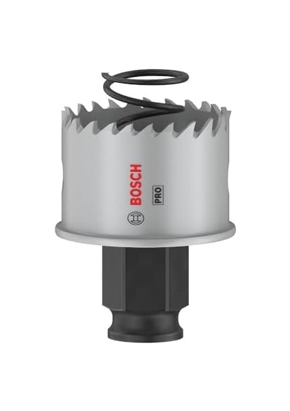 Menashop Metrashop 1 x Pro Sheet Metal Power Change Plus Delik Testeresi (Paslanmaz Çelik Saclar, Çelik Saclar, Ø 38 Mm, Profesyonel Aksesuar Matkap/tornavida Için)