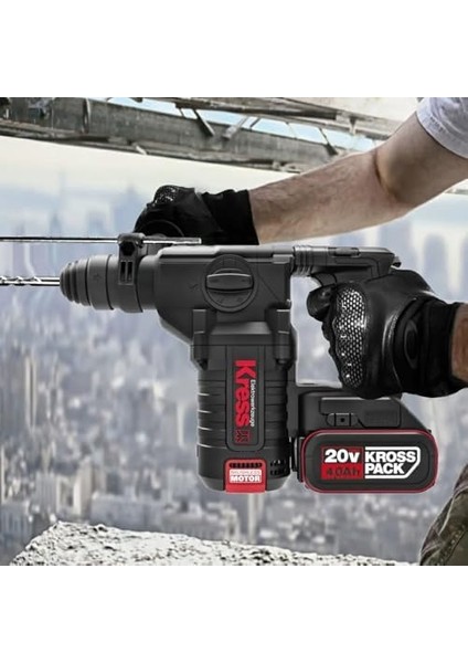 Menashop KUC61.91 20VOLT 2.2j Kömürsüz Profesyonel Sds-Plus Pnömatik Kırıcı/delici (Akü Dahil Değildir)