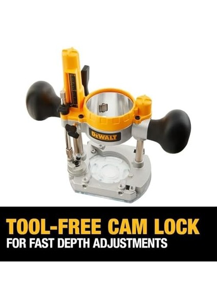 Menashop Kompakt Yönlendirici Için Dalma Tabanı, Pürüzsüz Dalma Inme Için Çelik Çubuklar (DNP612) modelleri