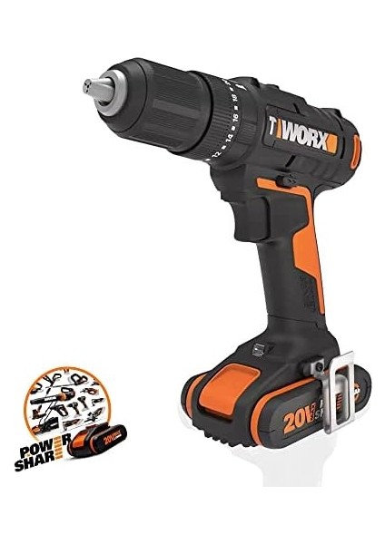 Menashop WX370 20V/2AH Li-On Çift Akülü Profesyonel Şarjlı Darbeli Matkap + 30 Parça Aksesuar Seti fiyatları