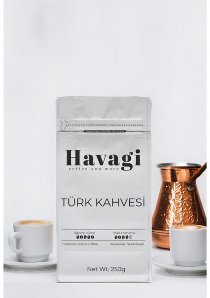Türk Kahvesi 250 gr - Turkish Coffee, Klasik Lezzet, Bol Köpük