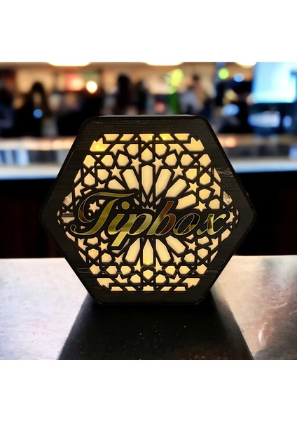 Afili Dekoratif Görünümlü Tipbox Bahşiş Kutusu
