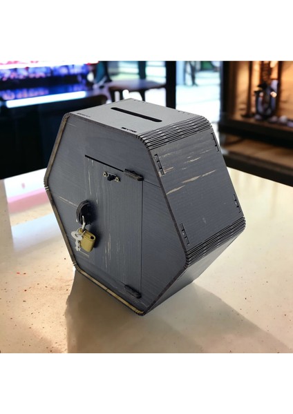 Afili Dekoratif Görünümlü Tipbox Bahşiş Kutusu
