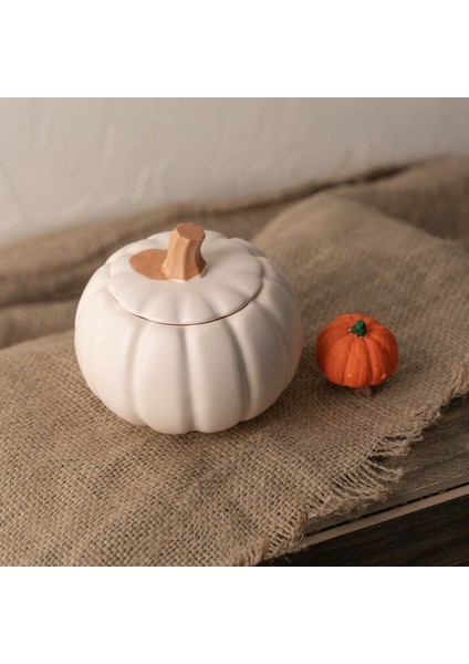 Pumpkin Vanilya Kokulu Dekoratif Mum fiyatları