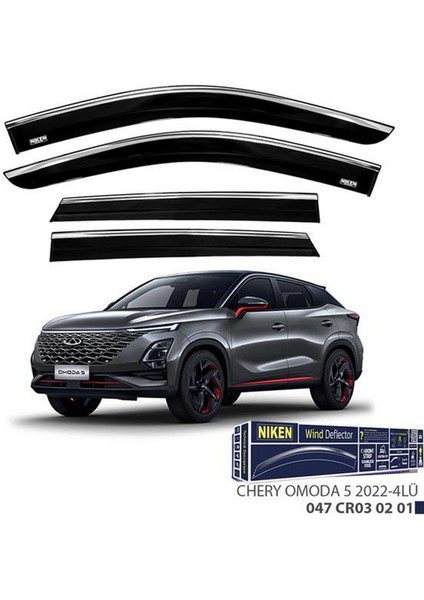 Kromlu Cam Rüzgarliği Chery Omoda 5 2022- 4lü 11