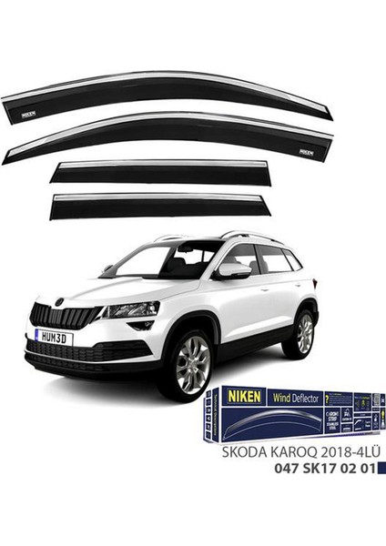 Kromlu Cam Rüzgarliği Skoda Karoq 2018- 4lü 11