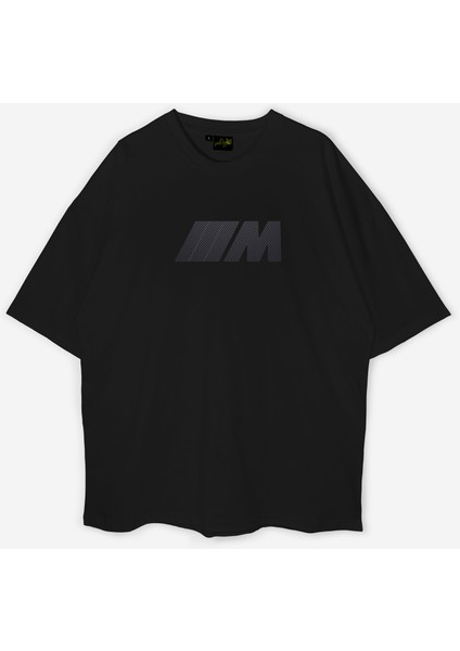 Bmw S1000RR Tasarımlı Oversize Unisex Tişört – Unleash The Beast Motosiklet Temalı Beyaz Siyah Model