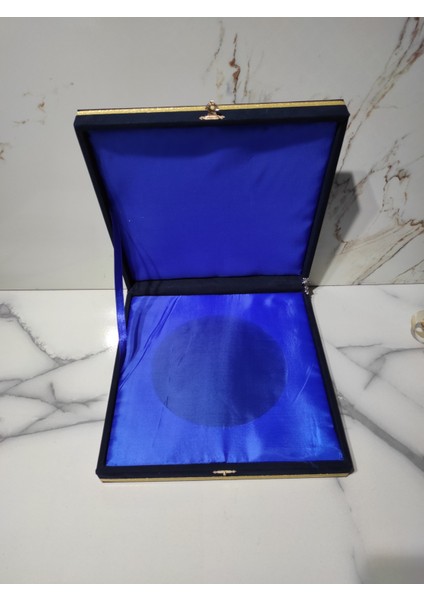 Kadife Kutulu Plaket Tabak 25 cm Dm-2