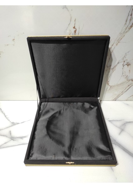 Kadife Kutulu Plaket Tabak 25 cm Dm-2