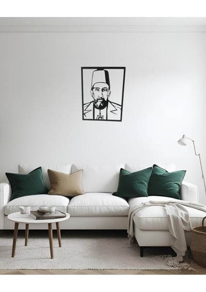 Sultan Iı. Abdülhamid Han 6mm Kanvas Lazer Kesim