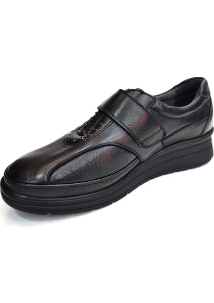 Larisa Forelli Deri Anatomik Günlük Bayan Ayakkabı-Siyah modelleri