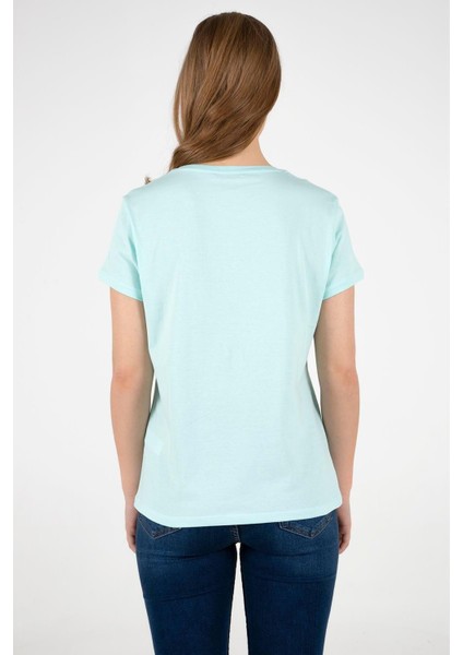 Fashıon Frıends Kadın Bisiklet Yaka T-Shirt 25Y0933K1 fırsatları