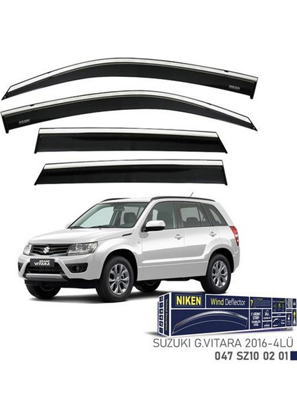 Kromlu Cam Rüzgarliği Suzuki G.vitara 2016- 4lü 11