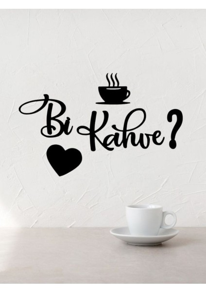 Bi Kahve Ahşap Dekoratif Mutfak Duvar Tablosu