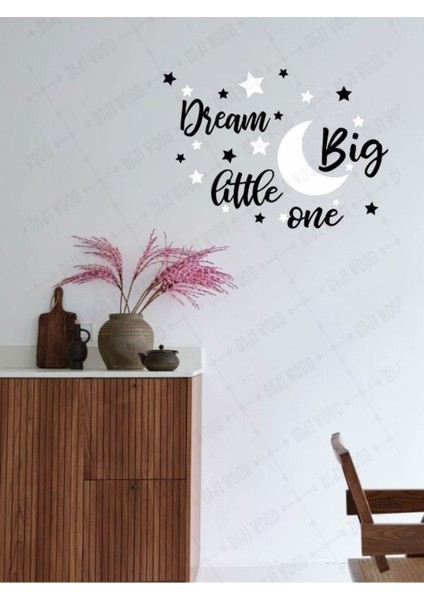 Dream Big Little One Ahşap Duvar Dekoru fiyatları