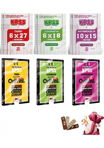 2026 Kpss Lise-Önlisans Genel Kültür Orijinal 2010-2024 Konu Konu