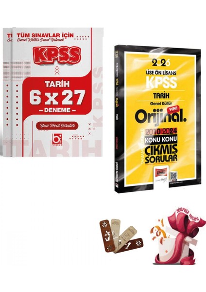 2026 Kpss Lise-Önlisans Tarih Orijinal 2010-2024 Konu Konu Çıkmış