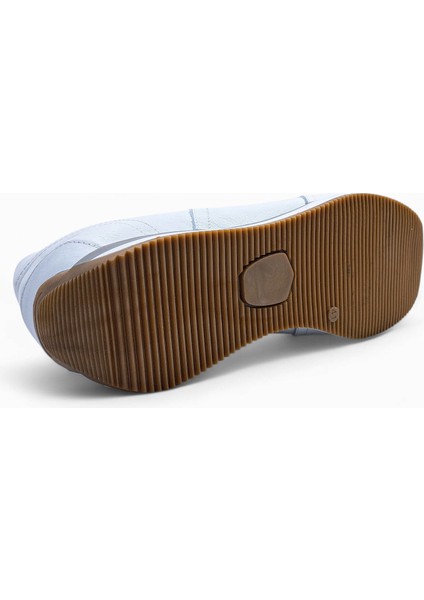 M21248 Deri Erkek Günlük Beyaz Sneaker Aaykkabı fırsatları