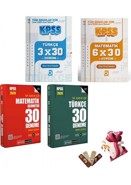 2026 Kpss Tüm Adaylar Için Genel Yetenek Deneme Seti 4 Kitap Pege