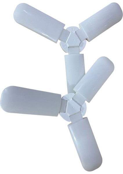 2 Adet Üç Kanat 40W E27 Duy LED Ampul