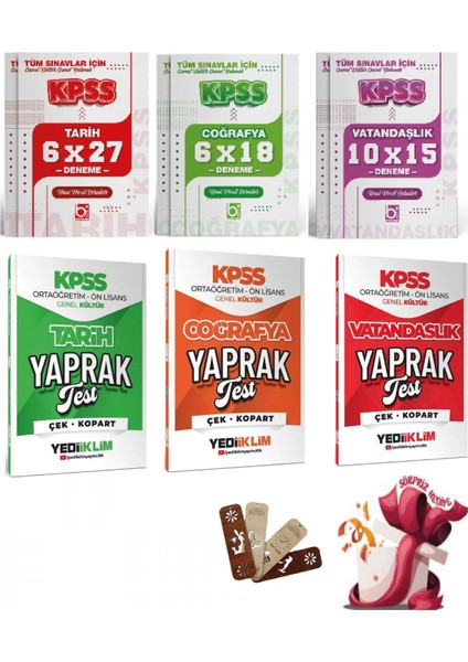 2026 Kpss Lise Ortaöğretim Ön Lisans Genel Kültür Yaprak Test ve