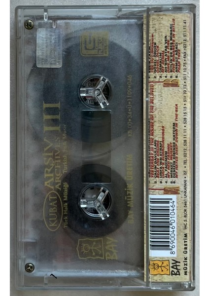 Kubat Arşiv 3 Kaset (Orijinal Dönem Baskı Kaset)