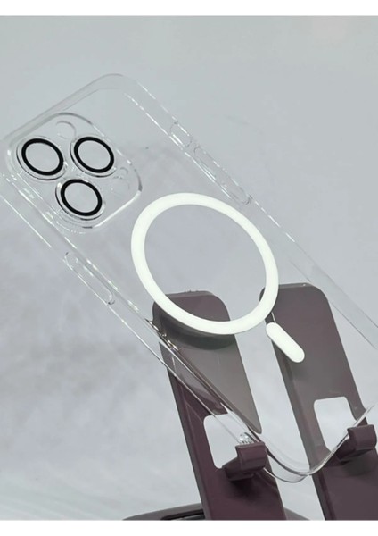 Apple 16 Pro Max Kılıf Saydam Magsafe Özellik Sararmaz