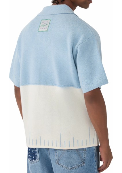 Pier Erkek Tekstürlü Gömlek Oversize Fit Şık Günlük Stil