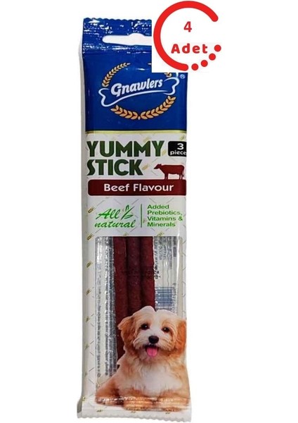 Biftek Aromalı Yumuşak Köpek Ödülü 20 gr x 4 Adet