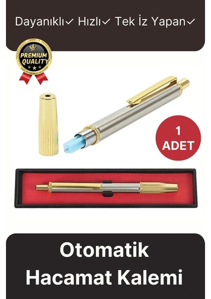 Premium Metal Kutulu Hızlı Tek Iz Yapan Yüz Hassas Bölge Masaj Otomatik Hacamat Kalemi