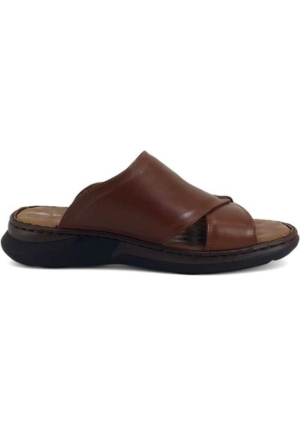 Tuna Günlük Anatomik Deri Erkek Terlik-Taba modelleri