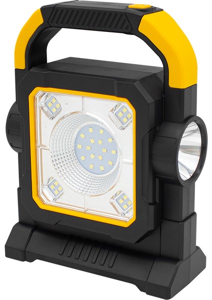 3 Çalışma Modlu Cob Ledli Solar Taşınabilir Şarjlı Solar Lamba (5057)
