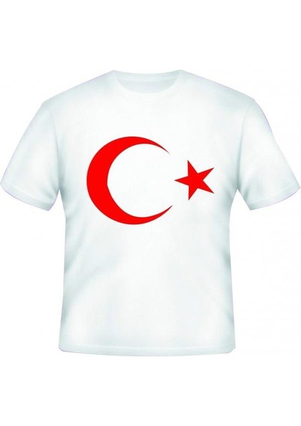 Çocuk Ay Yıldız Hilal Baskılı Tişört fiyatları