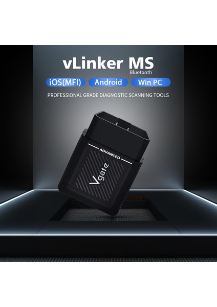 Vgatte Vlinker Ms Arıza Tespit Cihazı Ios Android Uyumlu Multiecuscan Orjinal Cihazı
