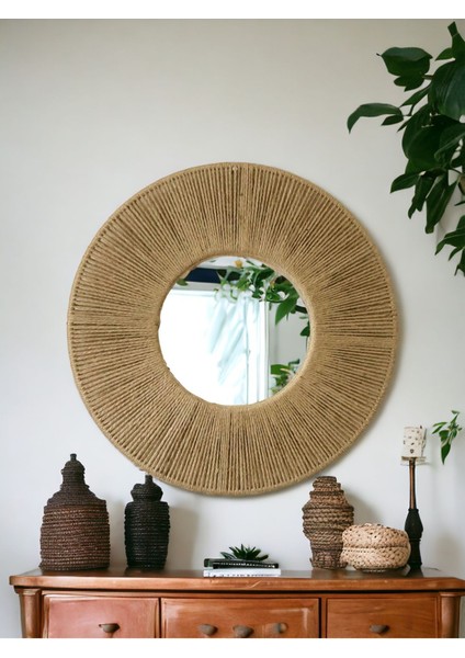 Paille Jüt (Hasır) Ayna 50CM