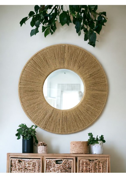 Paille Jüt (Hasır) Ayna 50CM
