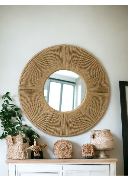 Paille Jüt (Hasır) Ayna 50CM
