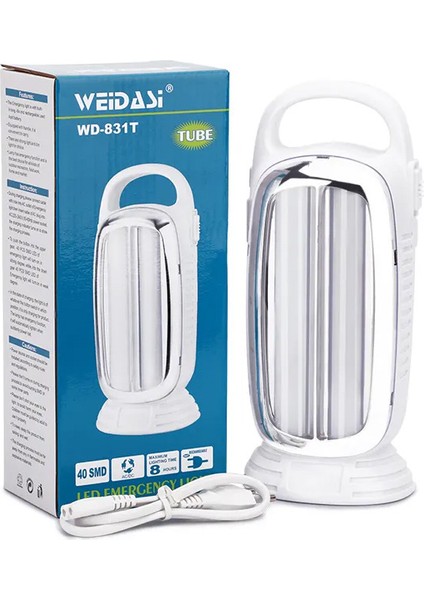40 Ledli Şarjlı Işıldak (OM-122) (5057)