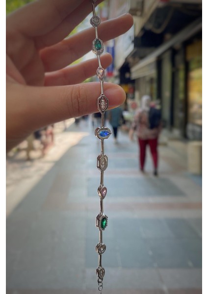 Gümüş Renkli Taşlı Bileklik HR447541A92 fiyatları