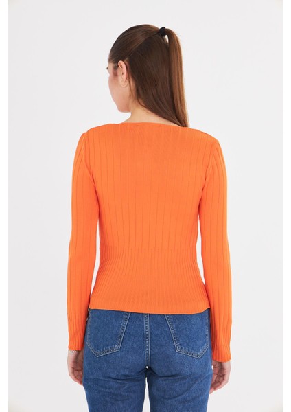 V Yaka Uzun Kol Triko fırsatları