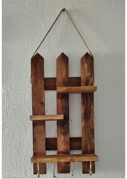 Dekoratif Ahşap Anahtarlık