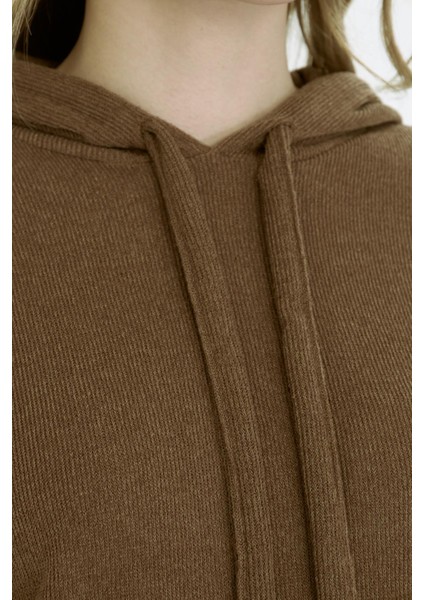 Kapüşonlu Triko Sweatshirt modelleri