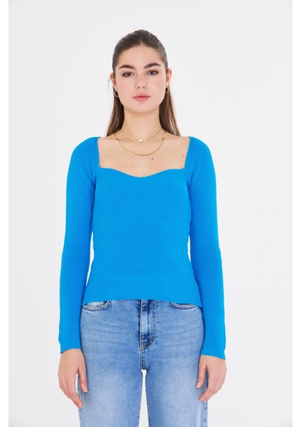 Geniş Yaka Uzun Kol Triko fırsatları