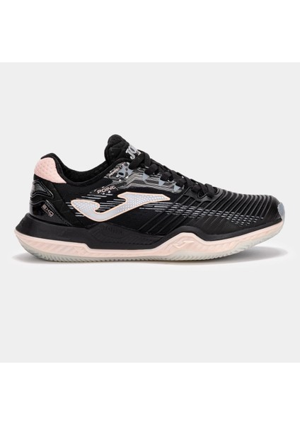 Point 2501 Siyah Kadın Toprak Kort Tenis Ayakkabısı TPOILS2501C