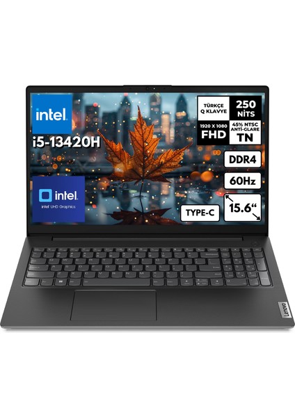 V15 G4 I5-13420H 8 GB 1 TB SSD UHD Graphics 15.6" Fhd Windows 10 Pro Notebook 83A1008TTRHMF49