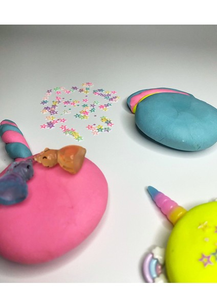 Oyun Hamuru Unicorn Kiti -125 gr- Çocuk dostu doğal içerik - Montessori Oyuncak