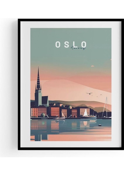 Oslo | Şehir Posteri