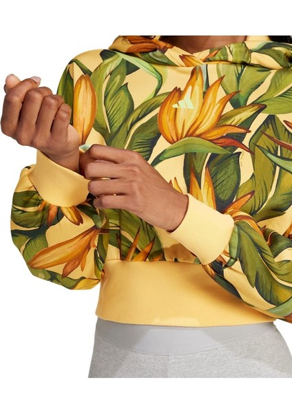 Kadın Sarı Sweatshirt Farm Hoodıe Jd6282