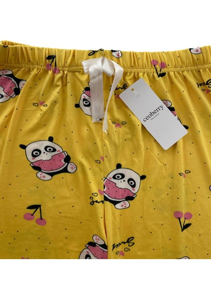 Kadın Panda Desenli Pijama Altı Milan - 106